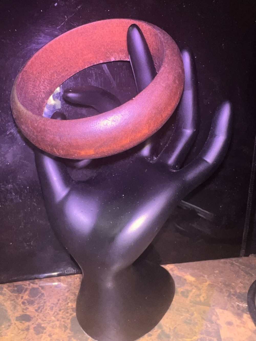 Brand New ♥️ Rust-Toned Solid Wooden Bangle Bracelet